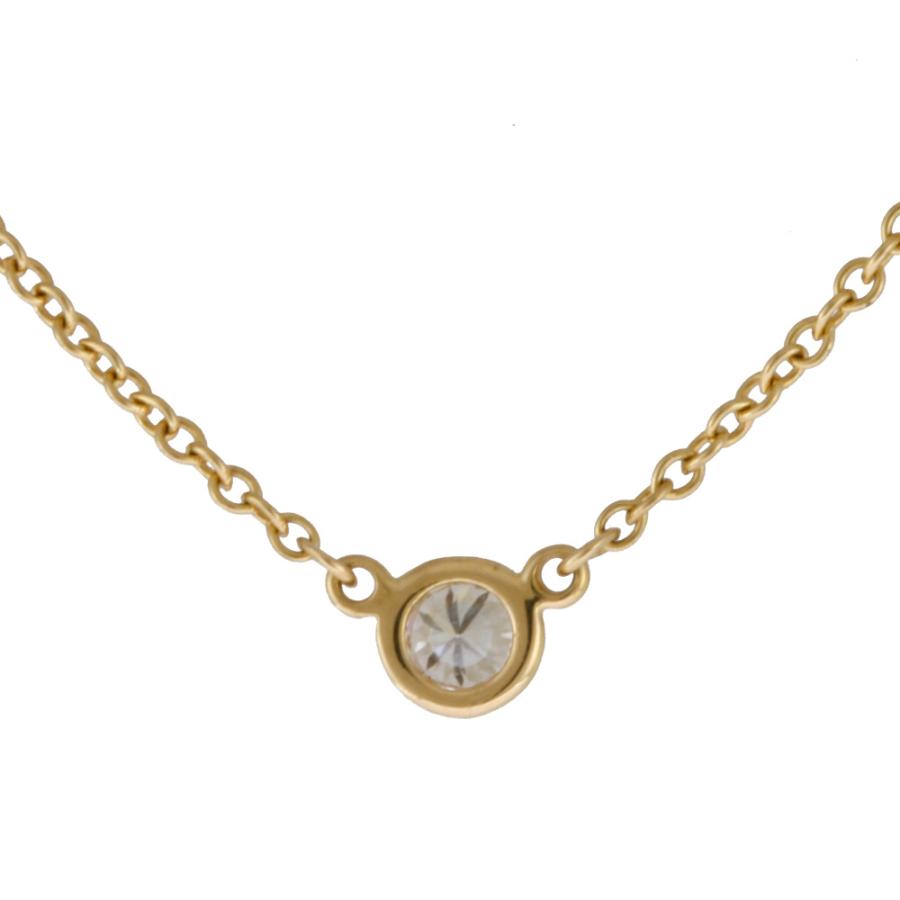 TIFFANY&Co.（ティファニー） バイザヤード 約0.08ct ネックレス 18金