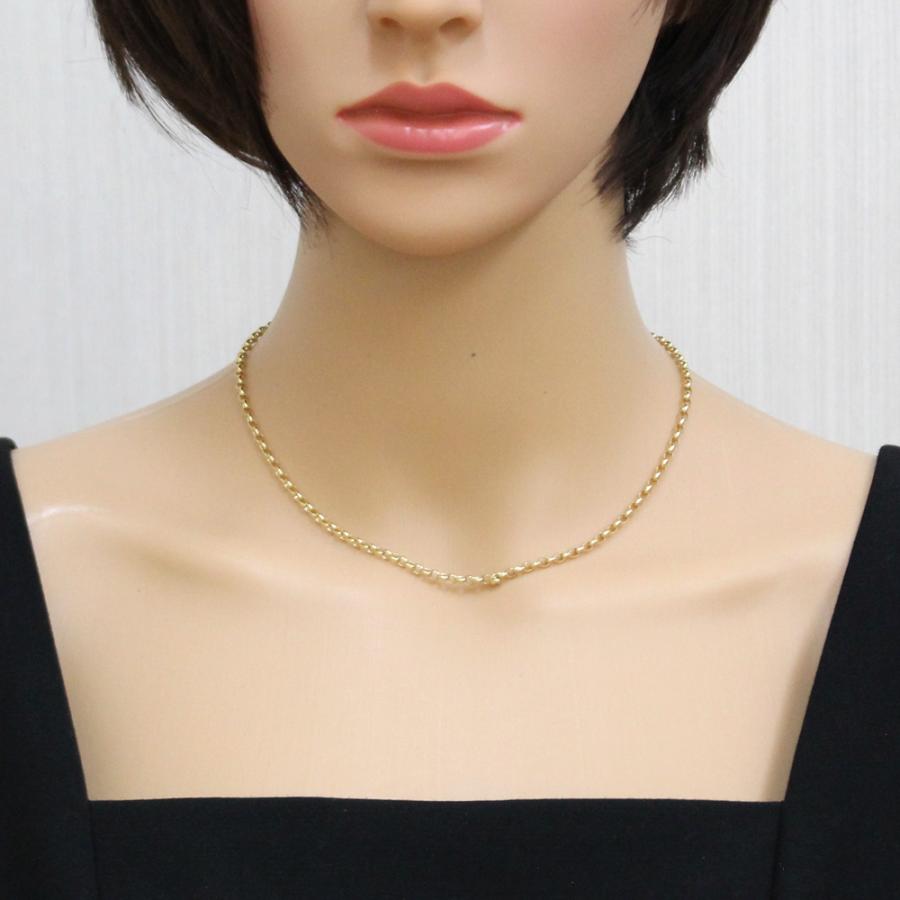 MIKIMOTO ミキモト ネックレス 18金 K18イエローゴールド レディース 