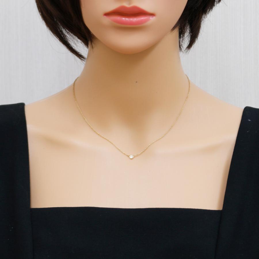 TIFFANY&Co.（ティファニー） バイザヤード 約0.08ct ネックレス 18金