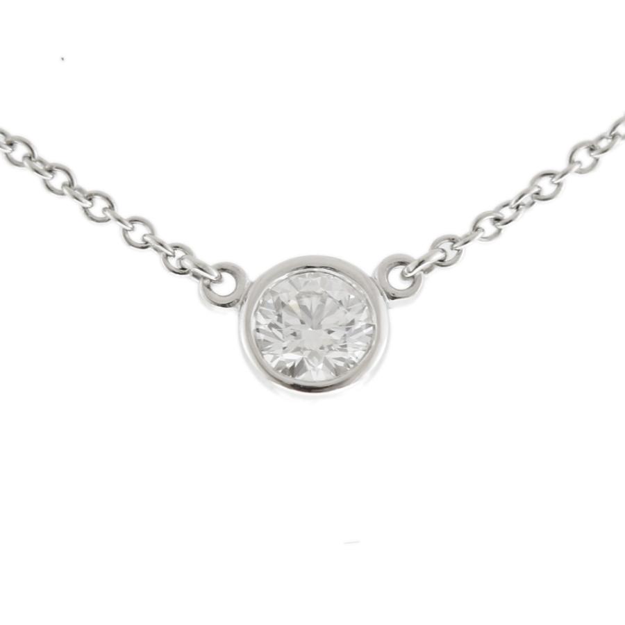TIFFANY&Co.（ティファニー） バイザヤード ネックレス Pt950プラチナ