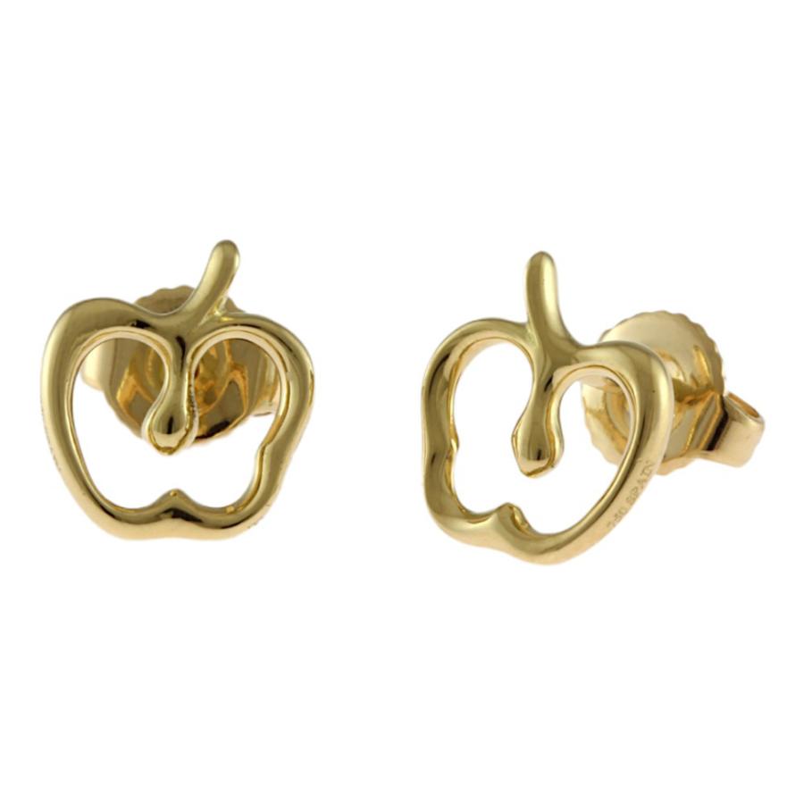 TIFFANY&Co.（ティファニー） アップル ピアス 18金 K18イエロー
