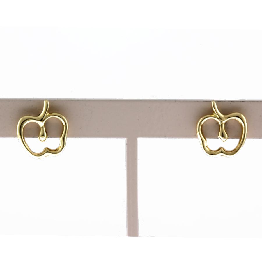 TIFFANY&Co.（ティファニー） アップル ピアス 18金 K18イエロー