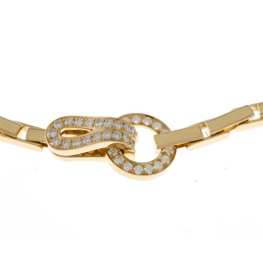 Cartier カルティエ アグラフ ネックレス 18金 K18イエローゴールド  
