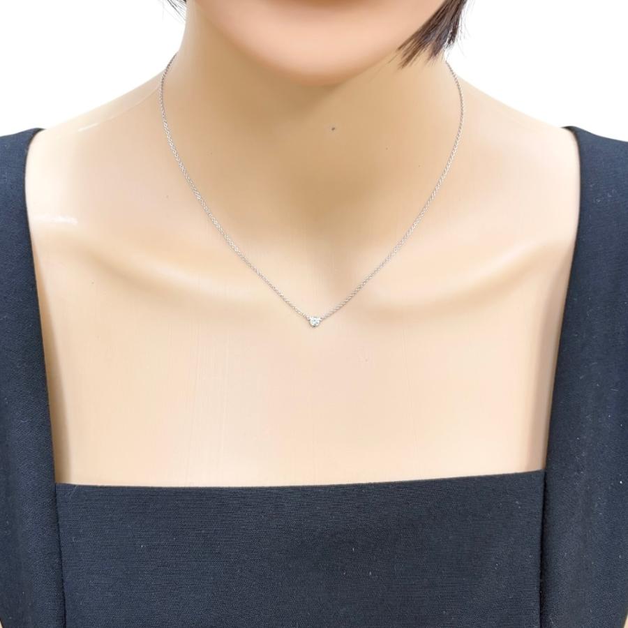 期間限定お値下げ！ ティファニー バイザヤード ネックレスPT950 TIFFANY&Co.（ティファニー） バイザヤード 約0.08ct ネックレス Pt950