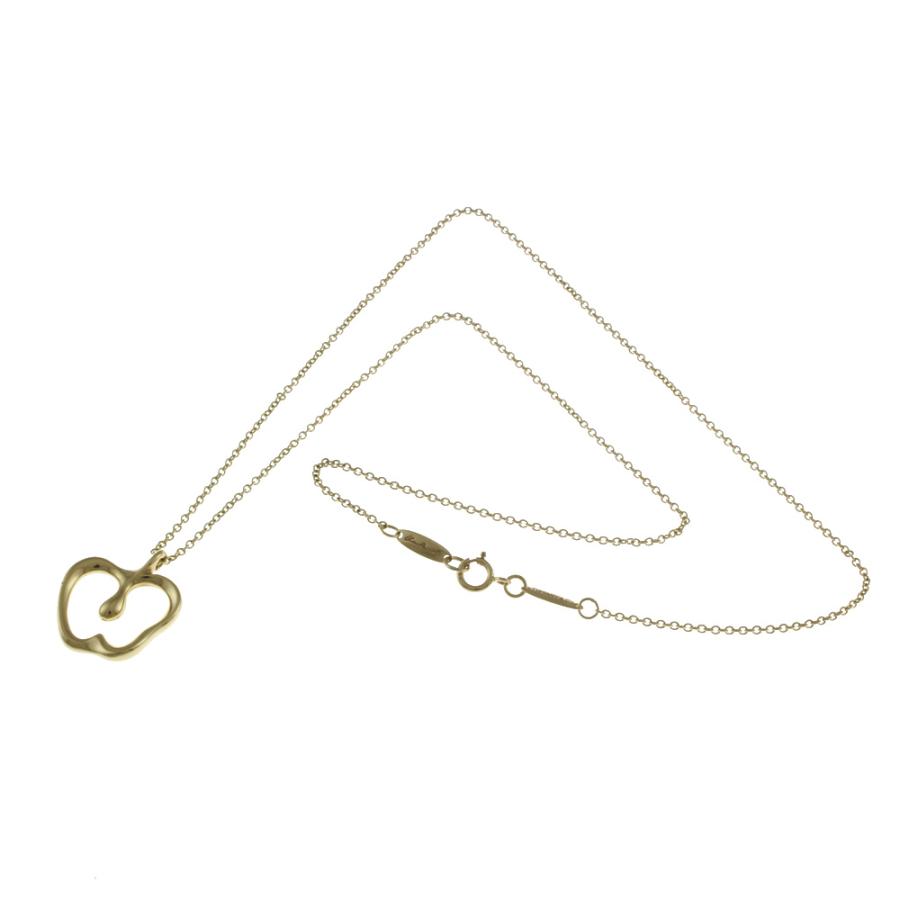 TIFFANY&Co.（ティファニー） アップル ネックレス 18金 K18イエロー