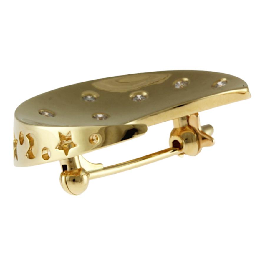 MIKIMOTO（ミキモト） ブローチ 18金 K18イエローゴールド