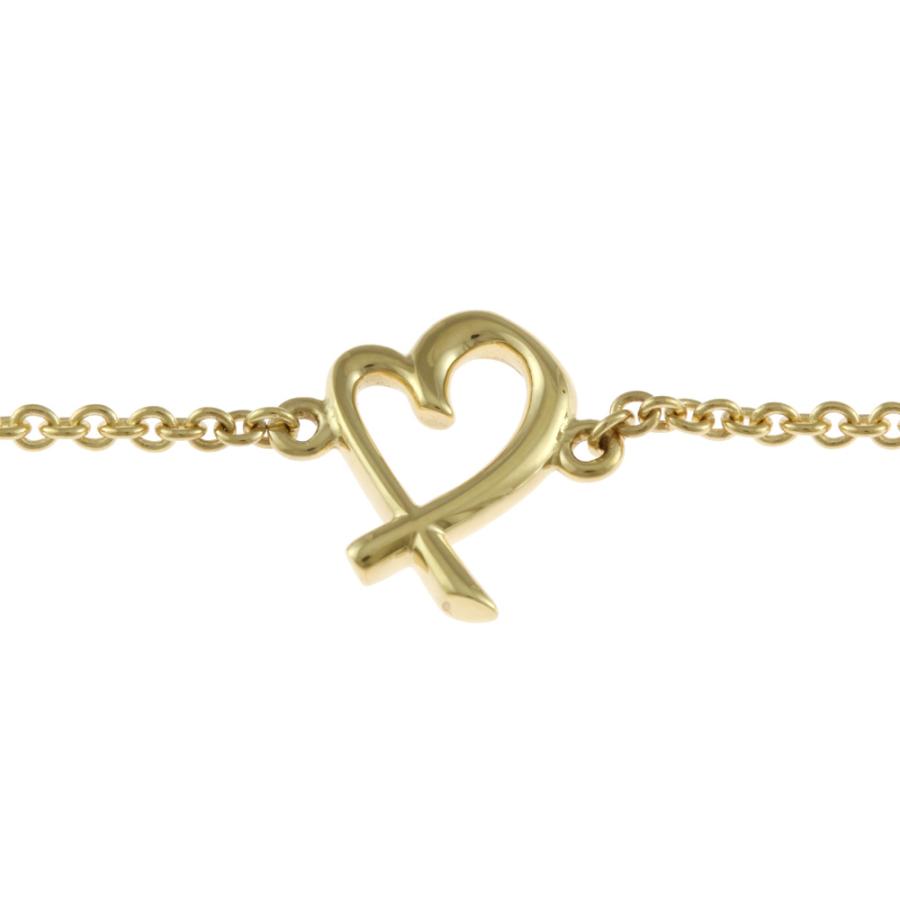 Tiffany & Co. ゴールド　ラビングハート　ブレスレット TIFFANY&Co.（ティファニー） ラビングハート ブレスレット 18金 K18