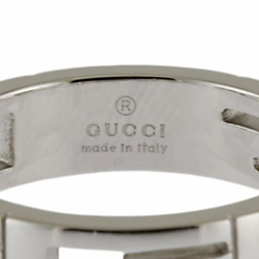 GUCCI（グッチ） マルチプル リング 指輪 8.5号 18金 K18ホワイト 