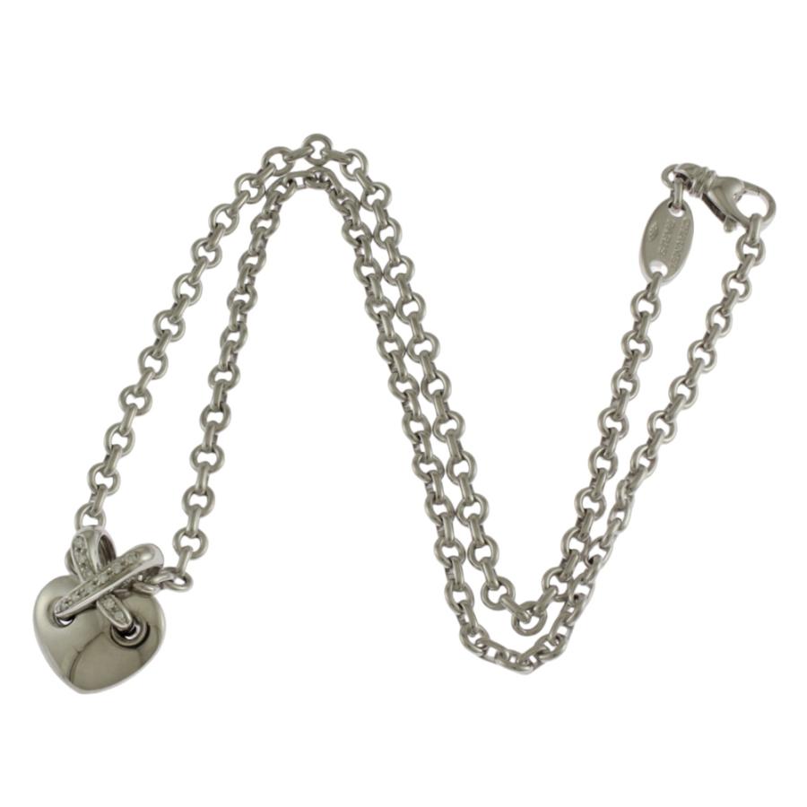 CHAUMET（ショーメ） リアンハート ネックレス 18金 K18ホワイト 