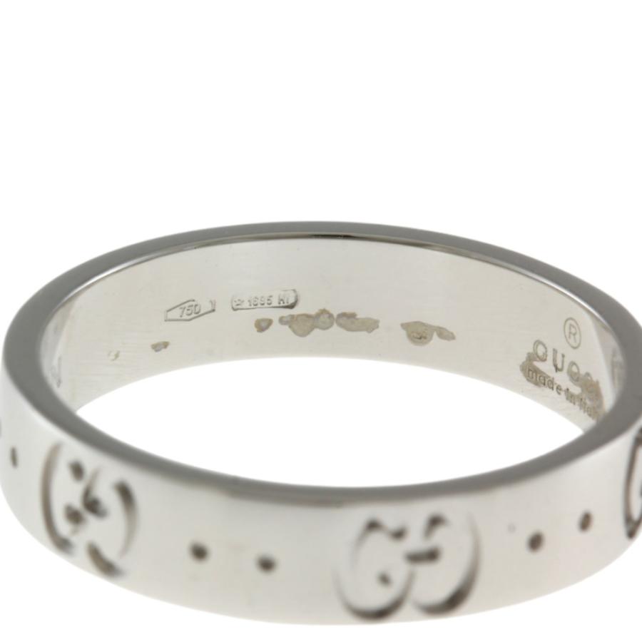 正規店購入GUCCI アイコンリング K18WG サイズ直し済 6.5号 正規店購入GUCCI アイコンリング K18WG サイズ直し済 6.5号 正規店購入