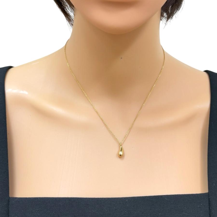 Tiffany & Co. ペンダントトップ　ティアドロップ　K18 TIFFANY&Co. Tiffany Teardrop Necklace 18K K18 Yellow Gold Women's