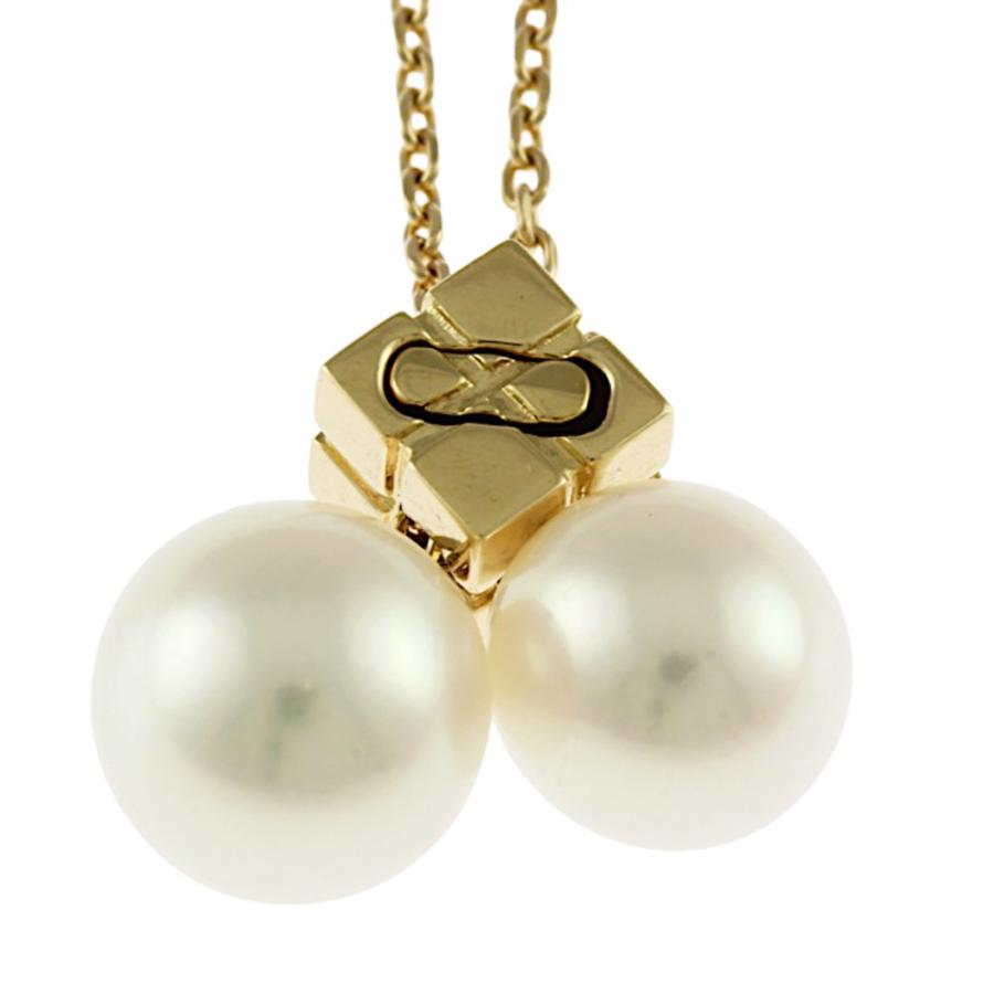 【美品】TASAKI 真珠 ペンダント ネックレス　K18 TASAKI 【美品】タサキ 田崎真珠 リーフデザインパール