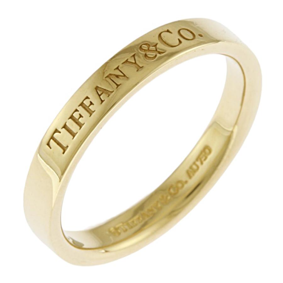 TIFFANY&Co. ティファニー フラットバンド リング 指輪 11号 18
