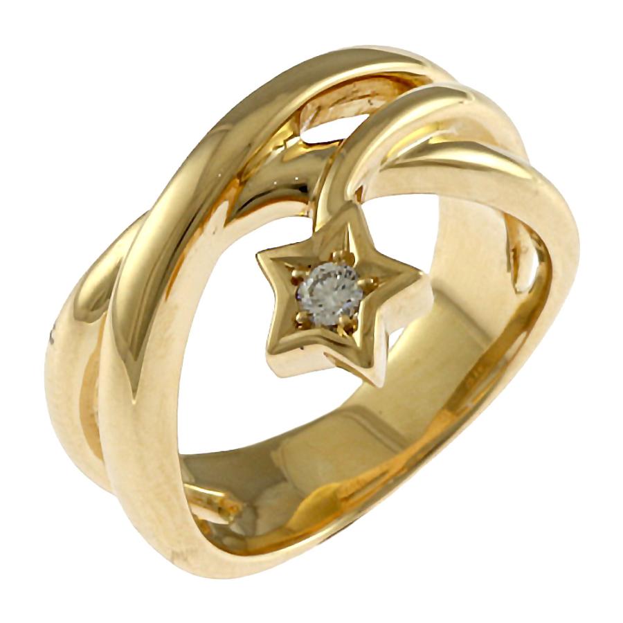 MIKIMOTO（ミキモト） リング 指輪 9号 18金 K18イエローゴールド