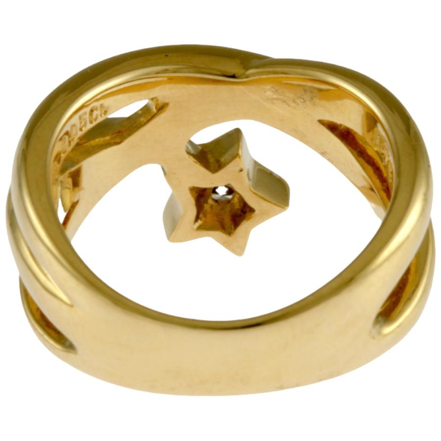 MIKIMOTO（ミキモト） リング 指輪 9号 18金 K18イエローゴールド