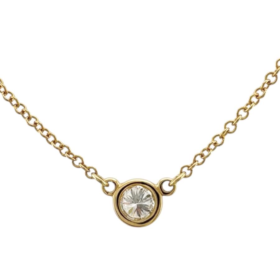 TIFFANY&Co.（ティファニー） バイザヤード 約0.12ct ネックレス 18金