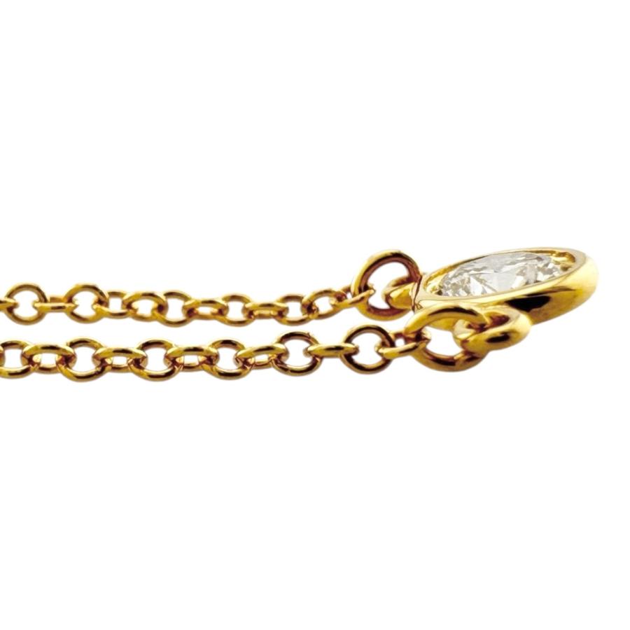 TIFFANY&Co. ティファニー バイザヤード 約0.12ct ネックレス 18金 K18