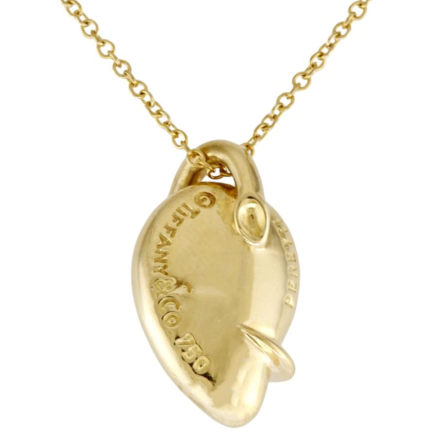 TIFFANY&Co.（ティファニー） リーフ ネックレス 18金 K18イエロー 