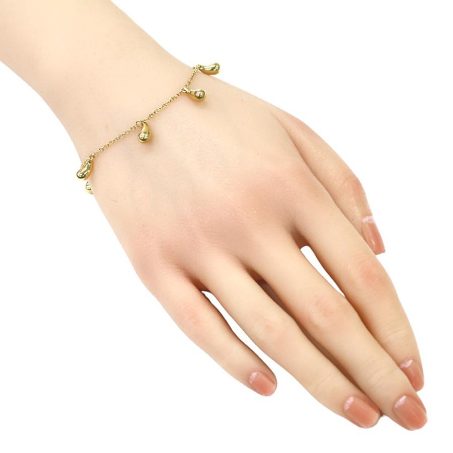 ティファニー　K18　ティアドロップ　ブレスレット　美品　ペレッティ　購入可 TIFFANY&Co.（ティファニー） ティアドロップ ブレスレット 18金 K18