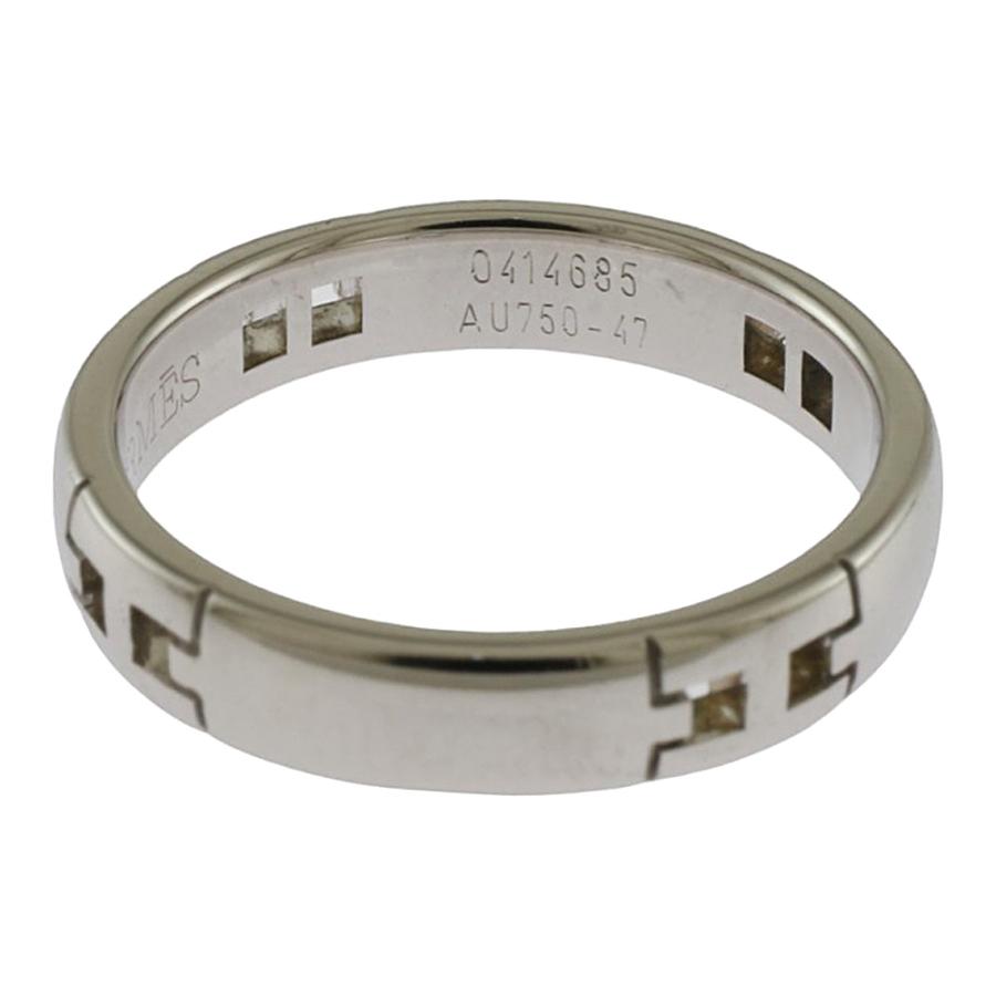 HERMES（エルメス） ヘラクレス リング 指輪 7号 18金 K18ホワイト