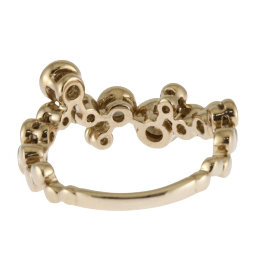 カシケイ ベゼル リング 指輪 11号 18金 K18ゴールド ダイヤモンド