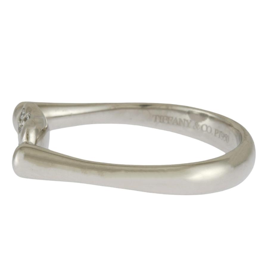 TIFFANY&Co.（ティファニー） ビーン リング 指輪 12号 Pt950プラチナ