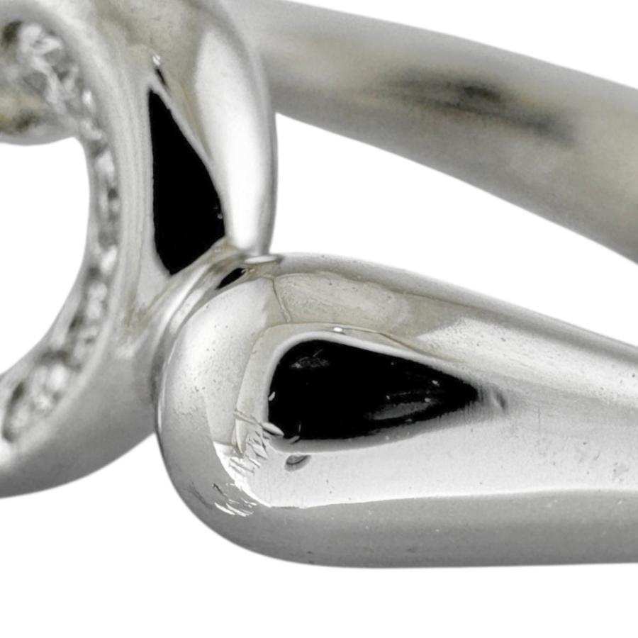 TIFFANY&Co. ティファニー オープンハート リング 指輪 8号 Pt950