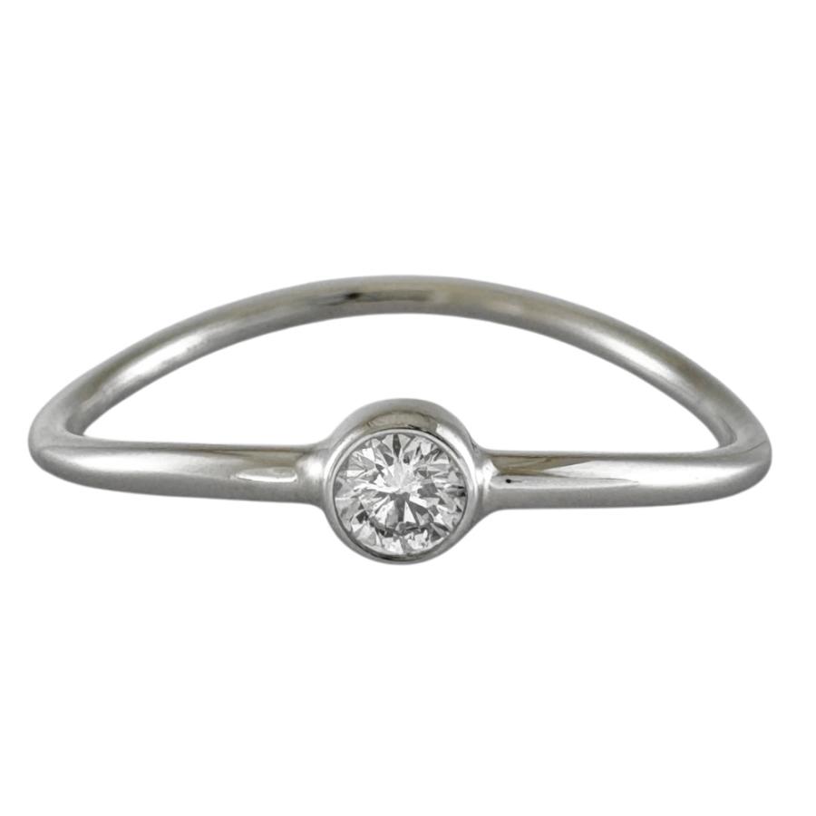 TIFFANY&Co.（ティファニー） ウェーブシングルロウ リング 指輪 11号 