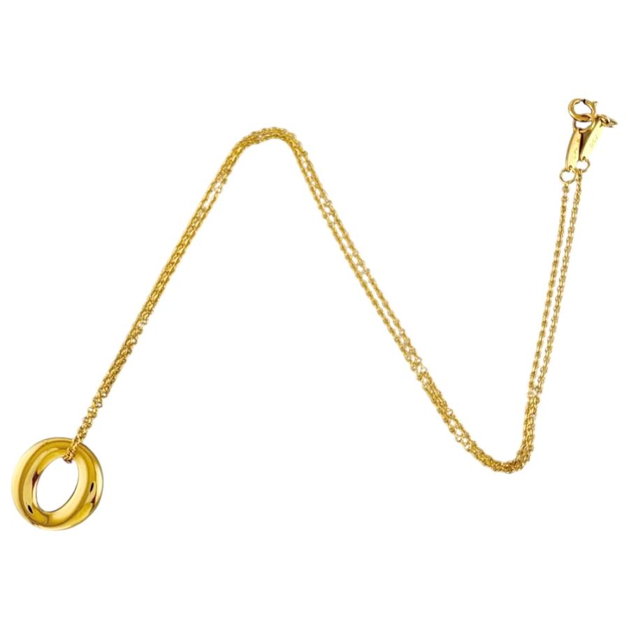 TIFFANY&Co.（ティファニー） セビアナ ネックレス 18金 K18イエロー