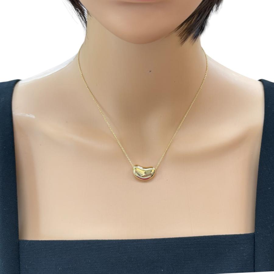 TIFFANY&Co. ティファニー ビーン ネックレス 18金 K18イエロー