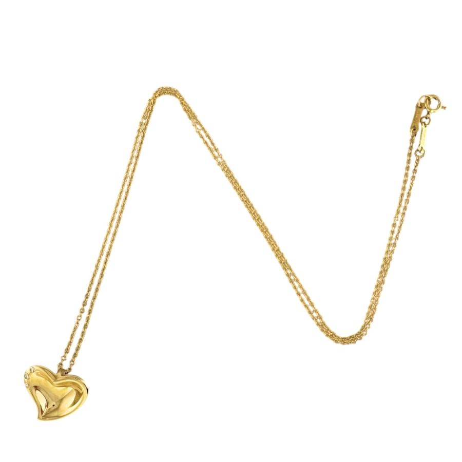 TIFFANY&Co.（ティファニー） フルハート ネックレス 18金 K18イエロー
