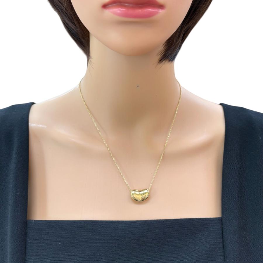 TIFFANY&Co.（ティファニー） ビーン ネックレス 18金 K18イエロー