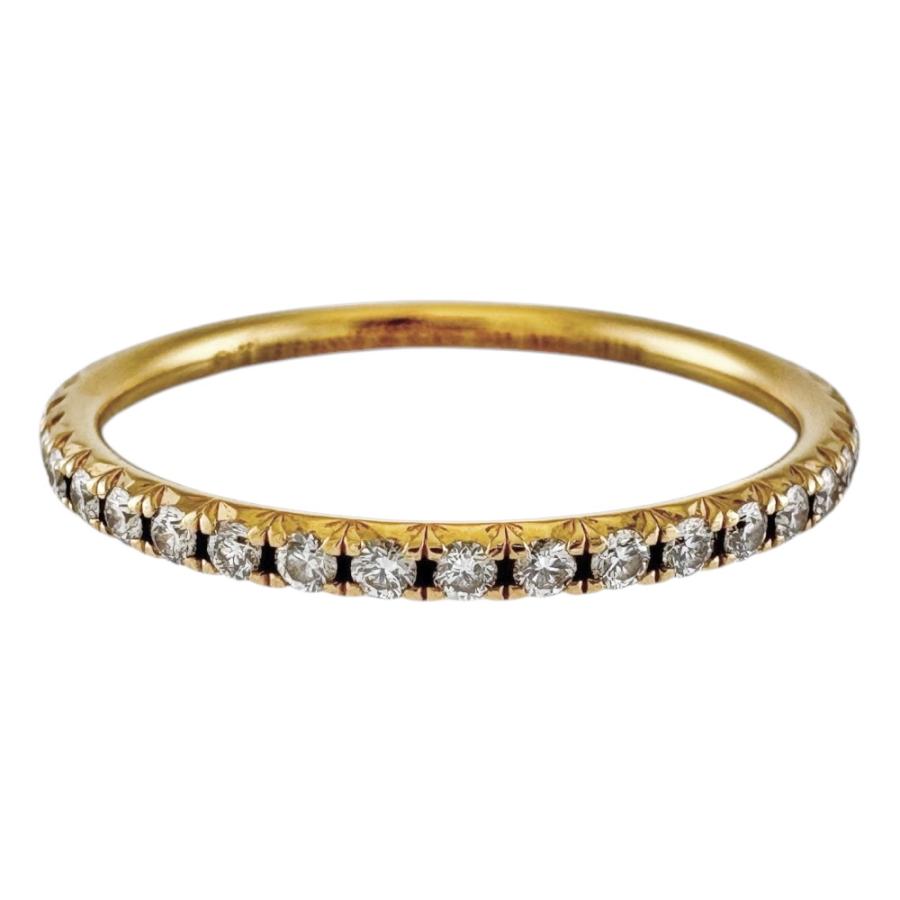 ティファニー メトロ フルエタニティリング ダイヤモンドK18 極美品 TIFFANY&Co.（ティファニー） メトロフルエタニティ リング 指輪 7.5号