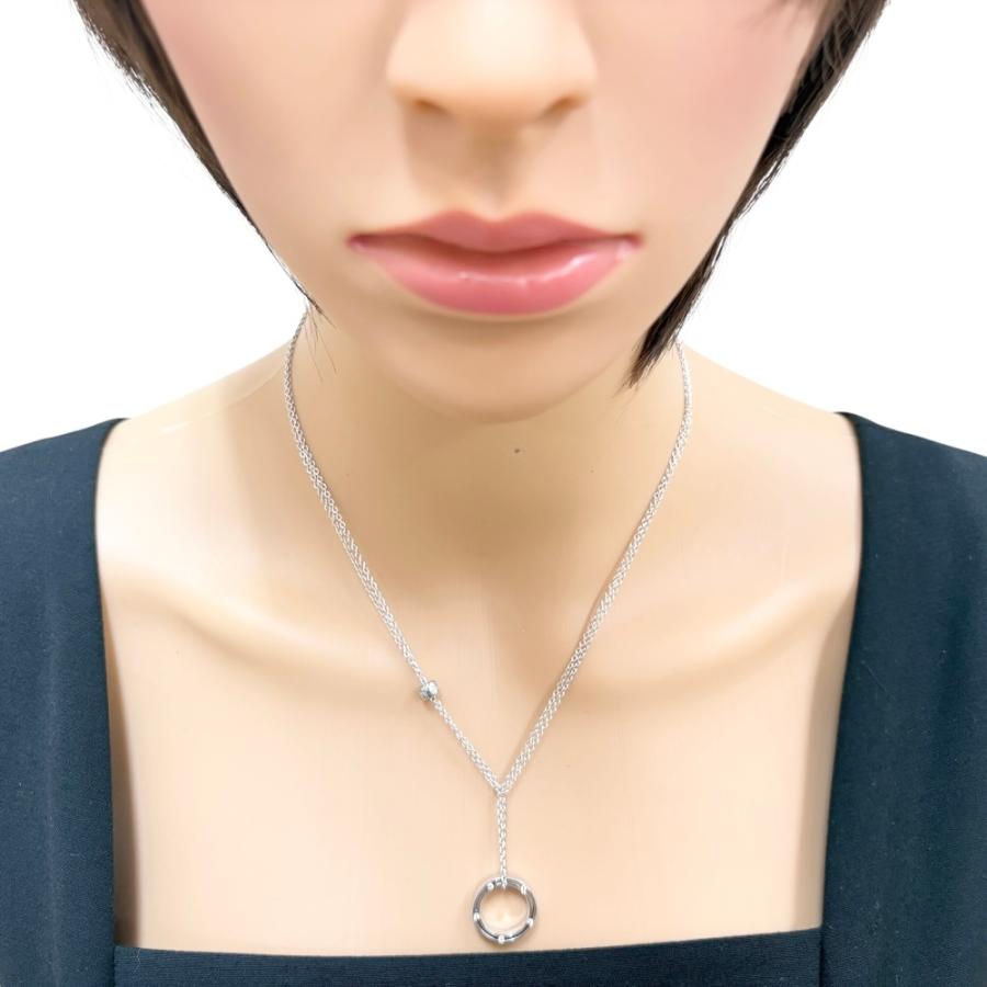 DAMIANI（ダミアーニ） Dサイド ネックレス 18金 K18ホワイトゴールド 