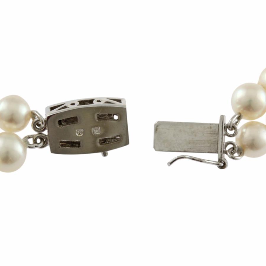 MIKIMOTO（ミキモト） 2連パール ネックレス シルバー パール