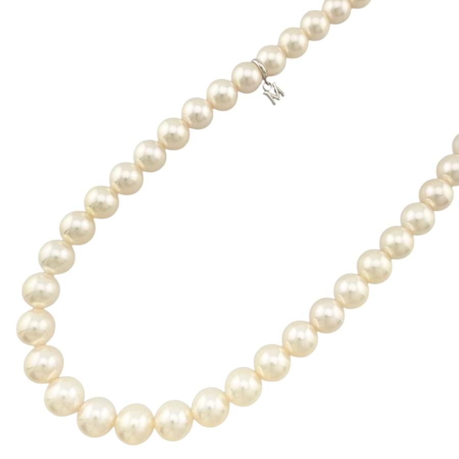 MIKIMOTO（ミキモト） ネックレス 18金 K18ホワイトゴールド アコヤ