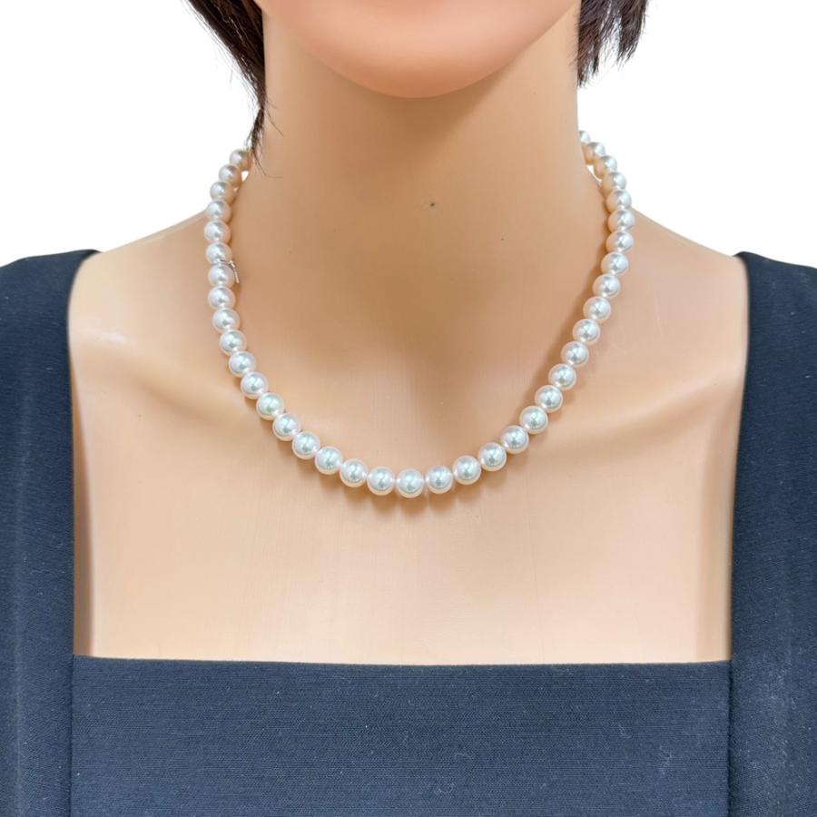 MIKIMOTO（ミキモト） ネックレス 18金 K18ホワイトゴールド