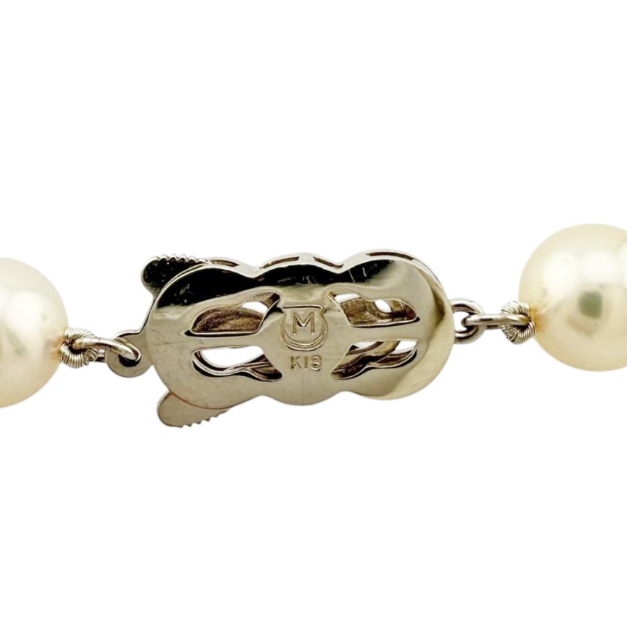 MIKIMOTO（ミキモト） ネックレス 18金 K18ホワイトゴールド アコヤ