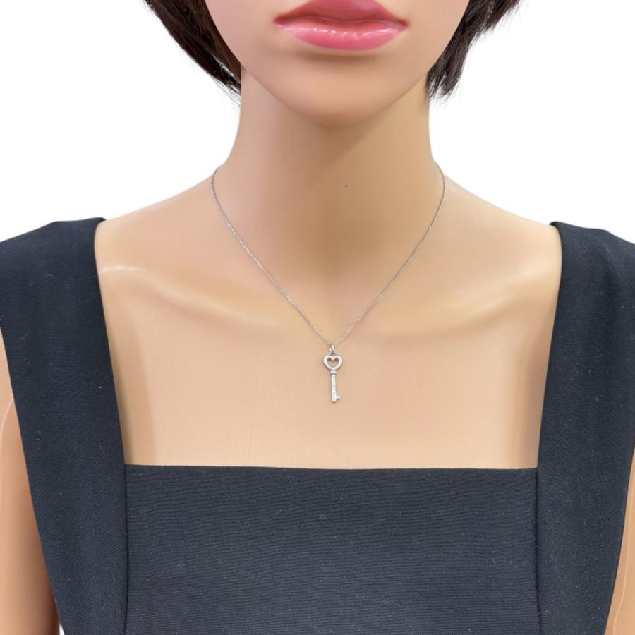TIFFANY&Co.（ティファニー） ハートキー ネックレス Pt950プラチナ