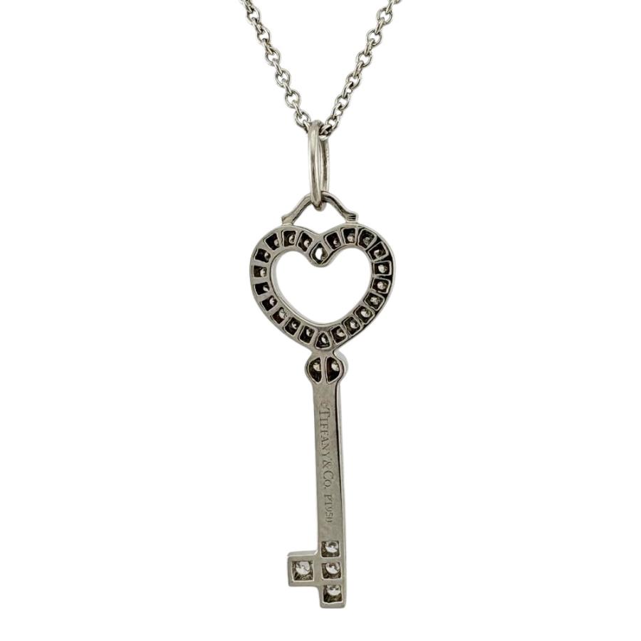 TIFFANY&Co.（ティファニー） ハートキー ネックレス Pt950プラチナ