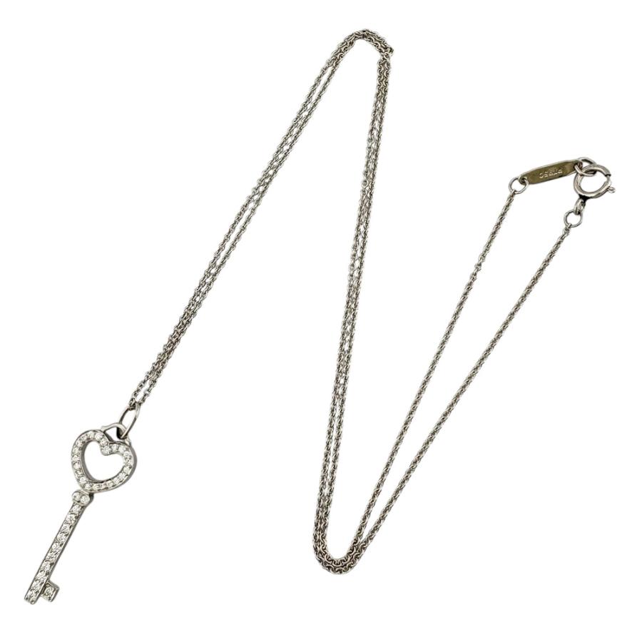TIFFANY&Co.（ティファニー） ハートキー ネックレス Pt950プラチナ