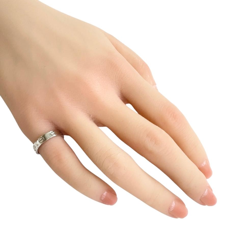 Cartier（カルティエ） ミニラブ リング 指輪 5号 18金 K18ホワイト