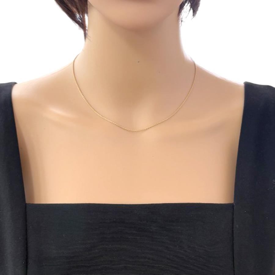 ★MIKIMOTO ミキモト チェーンネックレス 40cm K18★ MIKIMOTO（ミキモト） ネックレス 18金 K18イエローゴールド