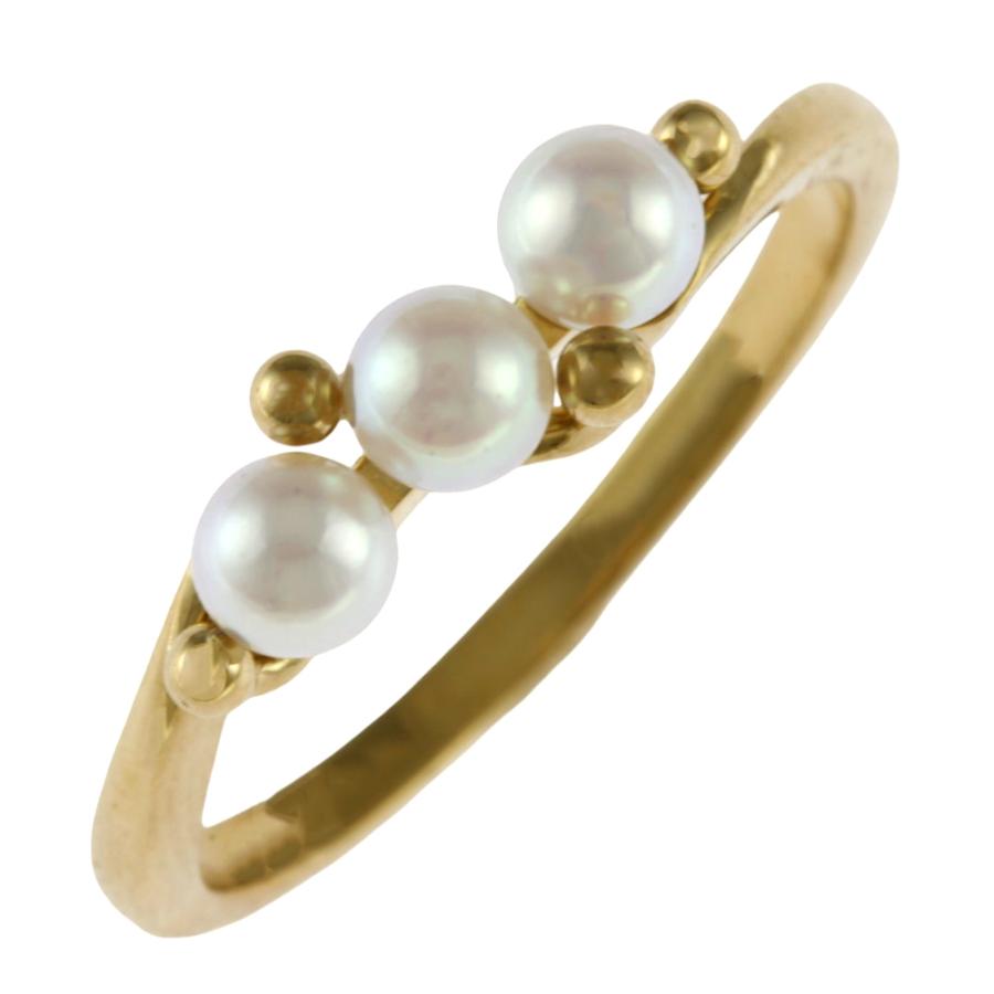 MIKIMOTO（ミキモト） リング 指輪 11号 18金 K18イエローゴールド