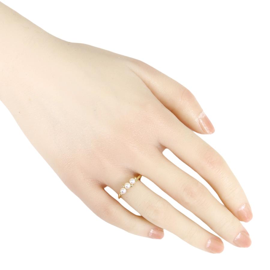 MIKIMOTO（ミキモト） リング 指輪 11号 18金 K18イエローゴールド