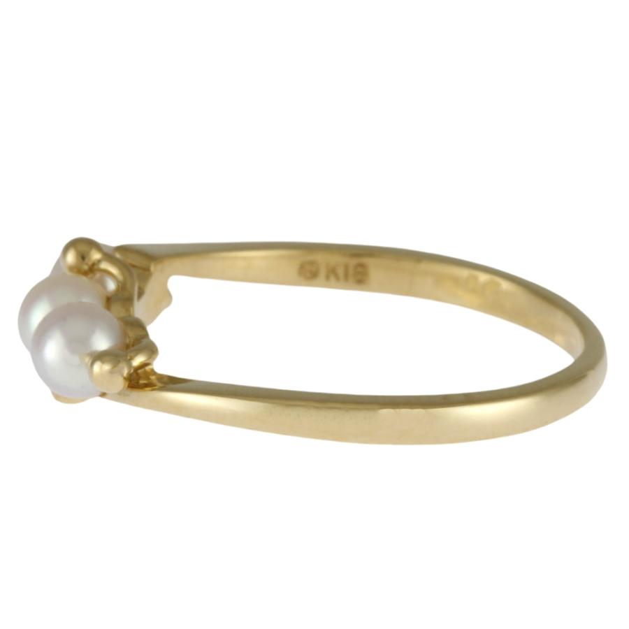 MIKIMOTO（ミキモト） リング 指輪 11号 18金 K18イエローゴールド
