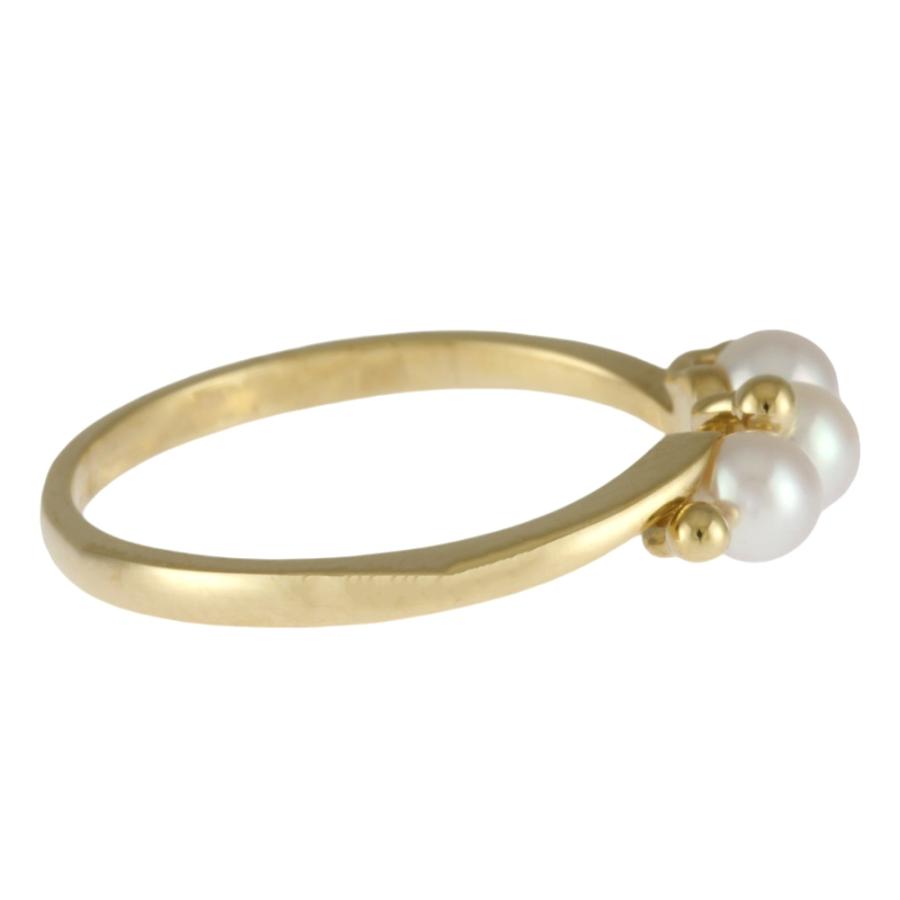 MIKIMOTO（ミキモト） リング 指輪 11号 18金 K18イエローゴールド