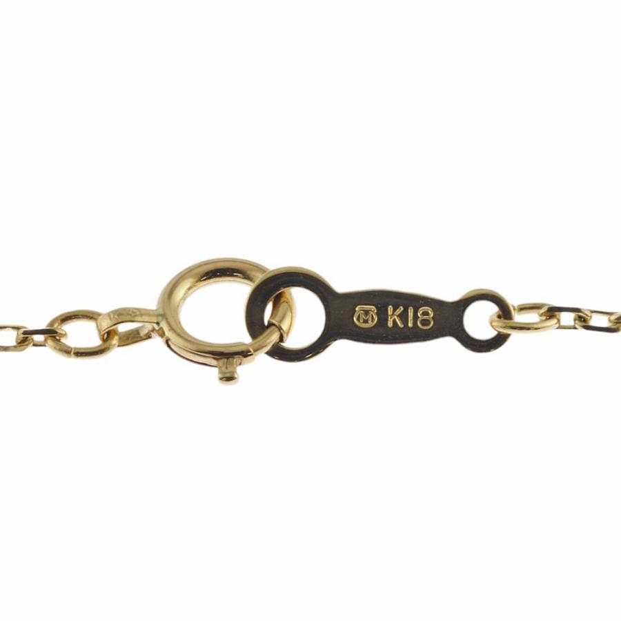 美品 ミキモト K18 ネックレス アズキチェーン 18金 750 ブレスレット MIKIMOTO/ミキモト】 アズキチェーン チェーンのみ ネックレス K18