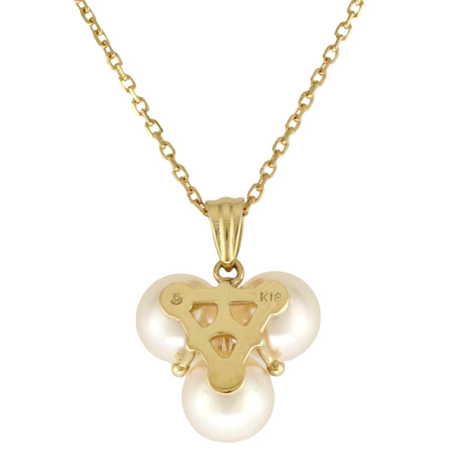 MIKIMOTO（ミキモト） ネックレス 18金 K18イエローゴールド アコヤ