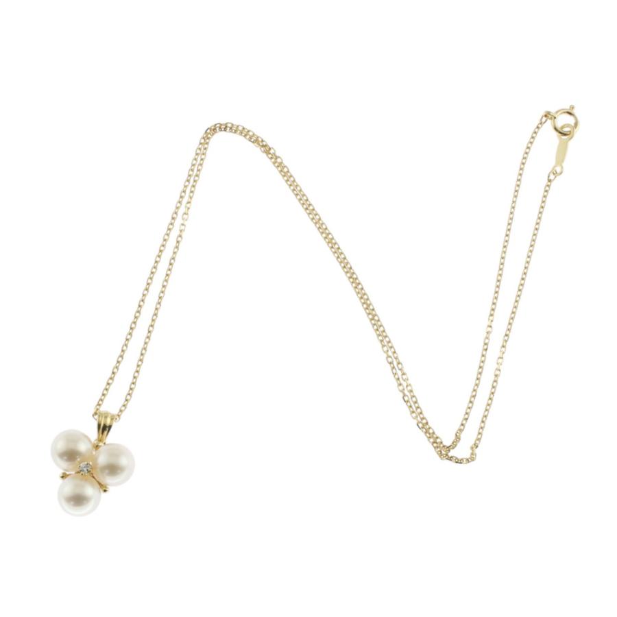 MIKIMOTO（ミキモト） ネックレス 18金 K18イエローゴールド アコヤ